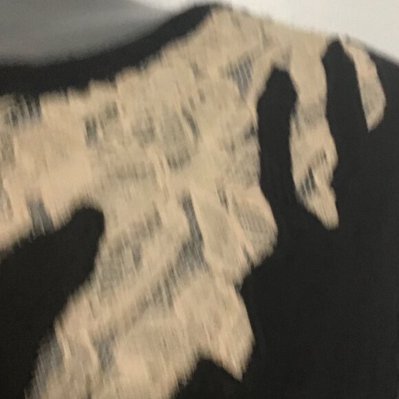 Ecote Semi-Sheer Deep V Back Tunic with Lace Size L - Picture 3 of 12